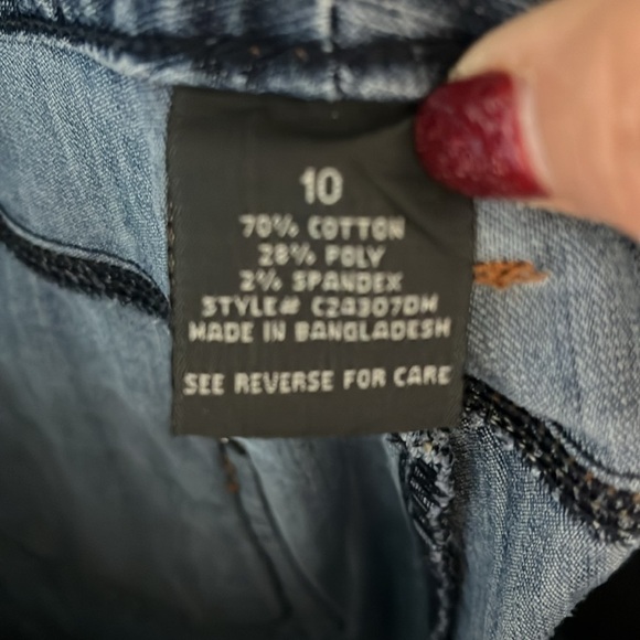 French Cuff jeans size 10 - Picture 7 of 9